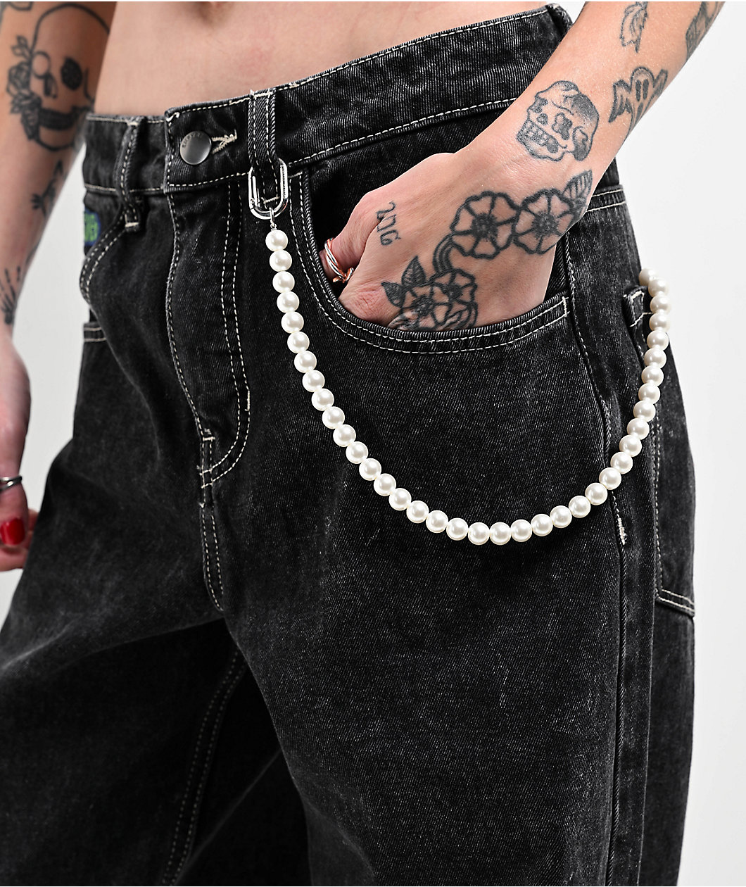 Saint Midas Pearl Pocket Chain