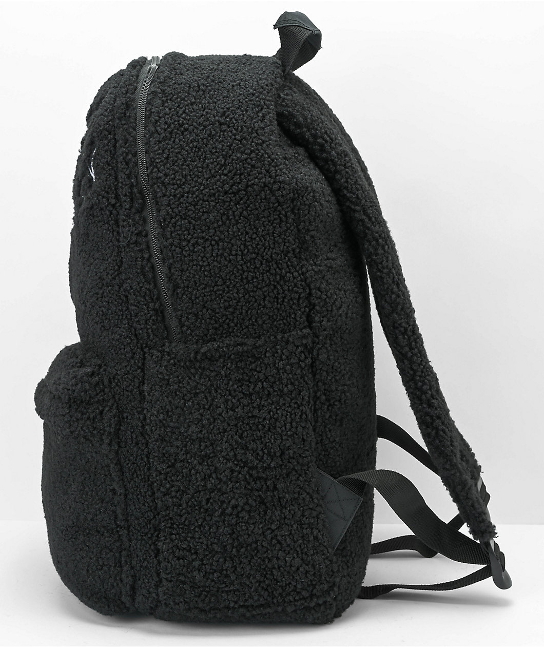 Salem7 Furever Friends Black Sherpa Backpack