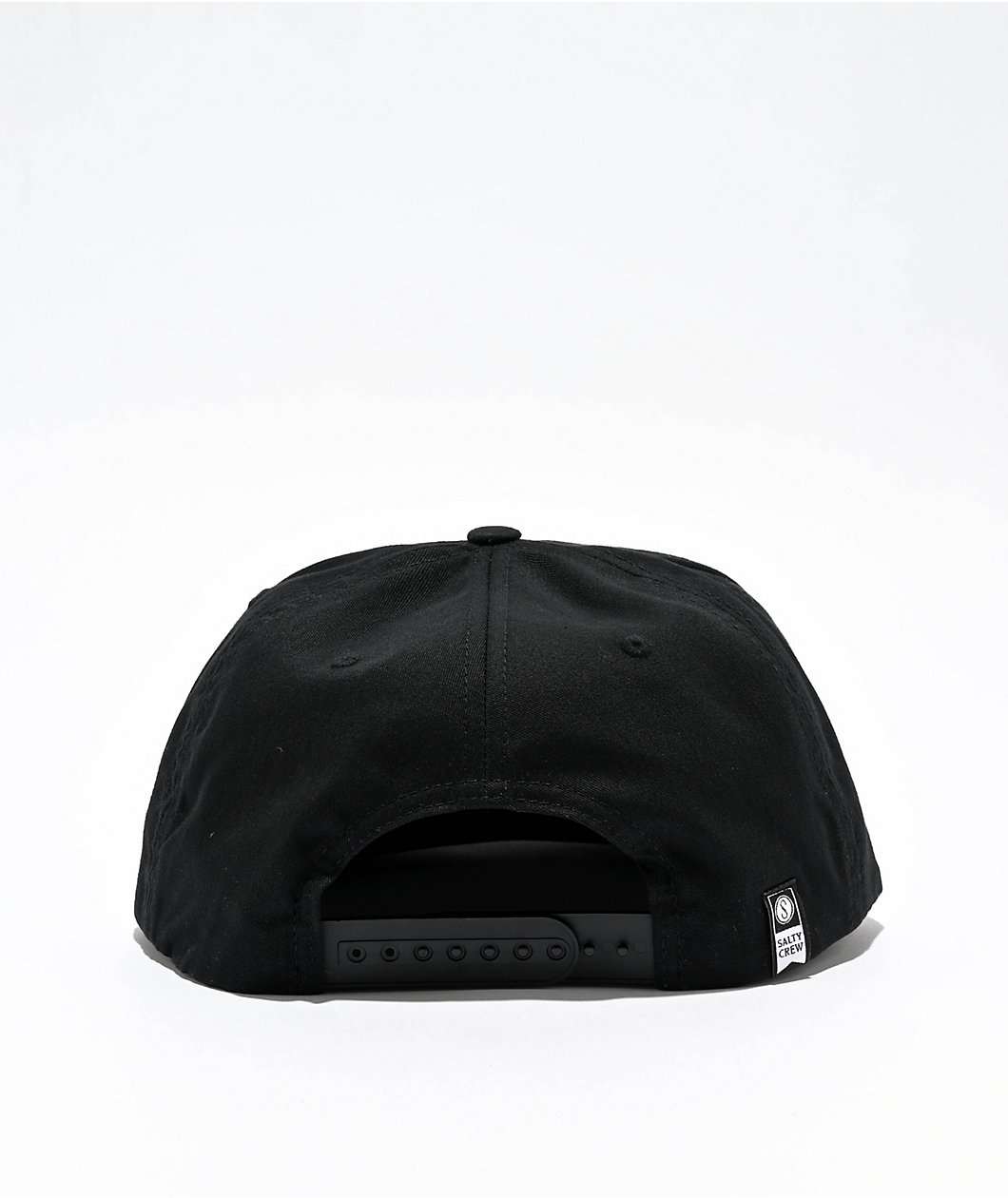 Salty Crew Grind Em Black Snapback Hat