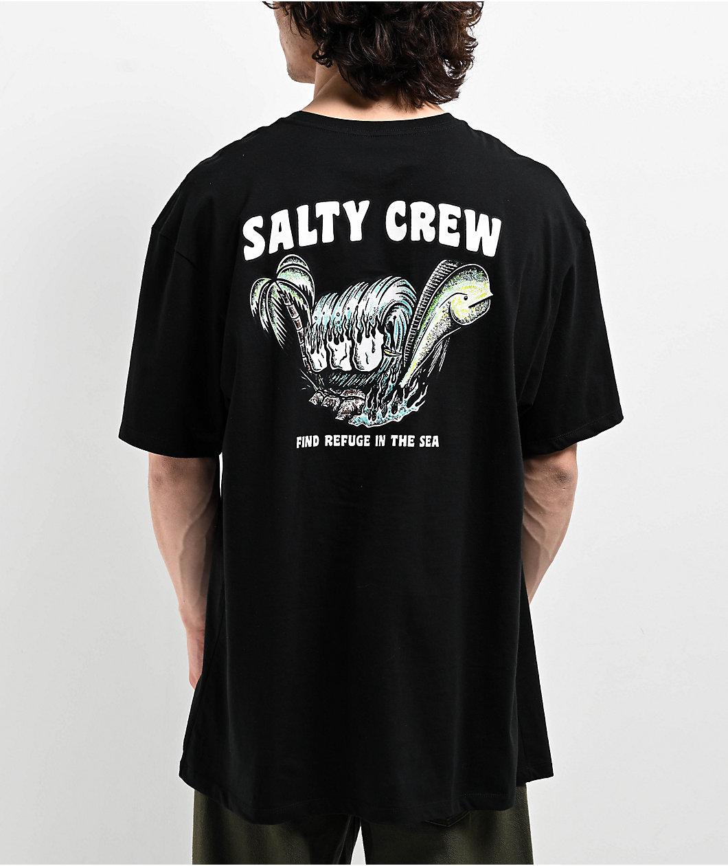 Salty Crew Shaka Black T-Shirt