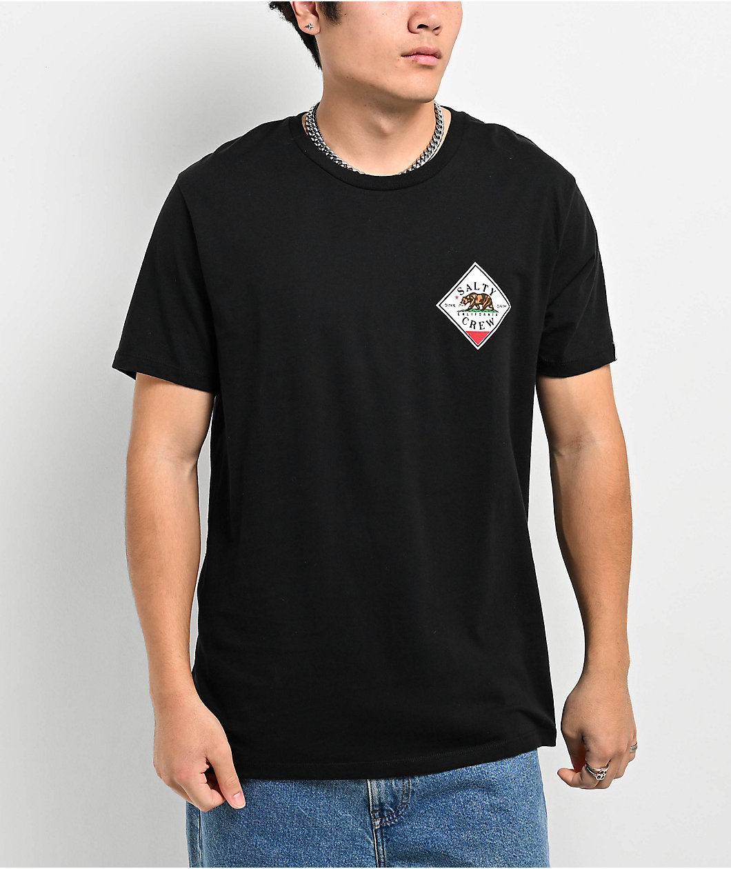 Salty Crew Tippet Cali Black T-Shirt