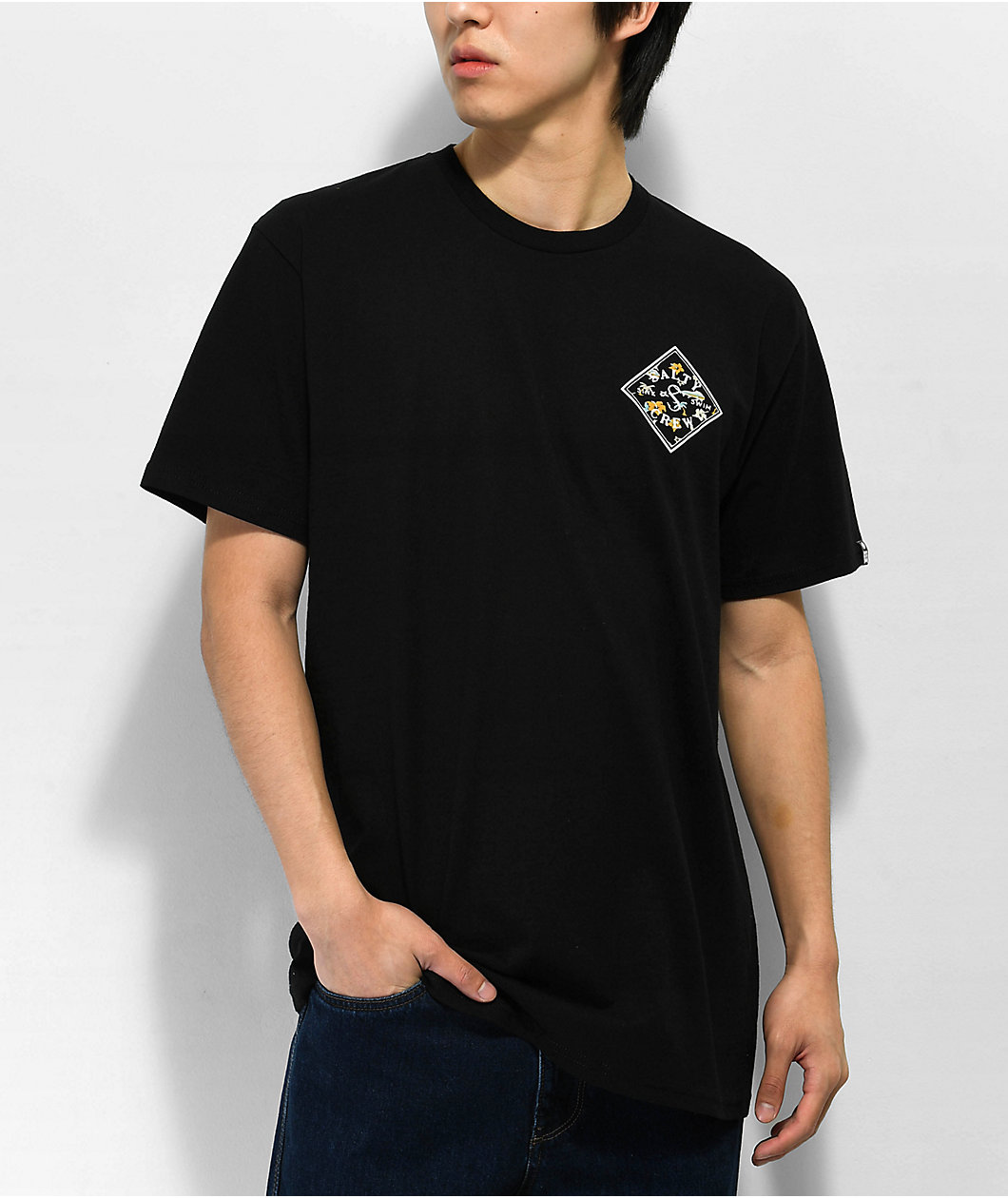 Salty Crew Tippet Shores Black T-Shirt