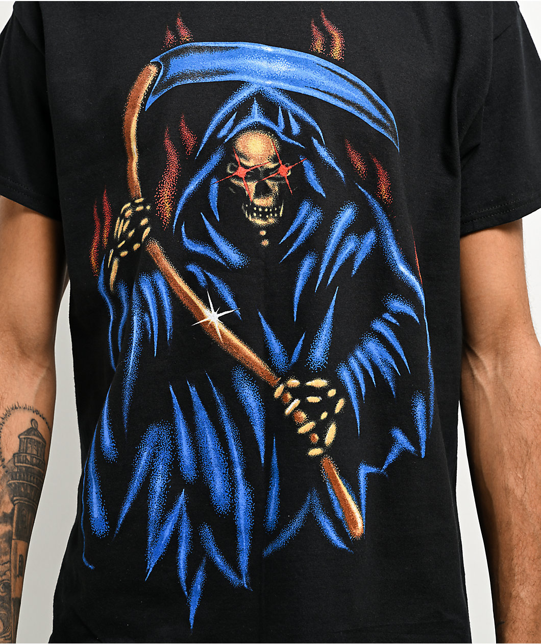 Samborghini Velvet Reaper Black T-Shirt