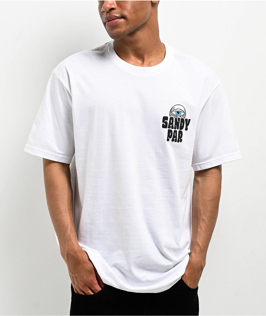 Sandy Par Golf Wash White T-Shirt