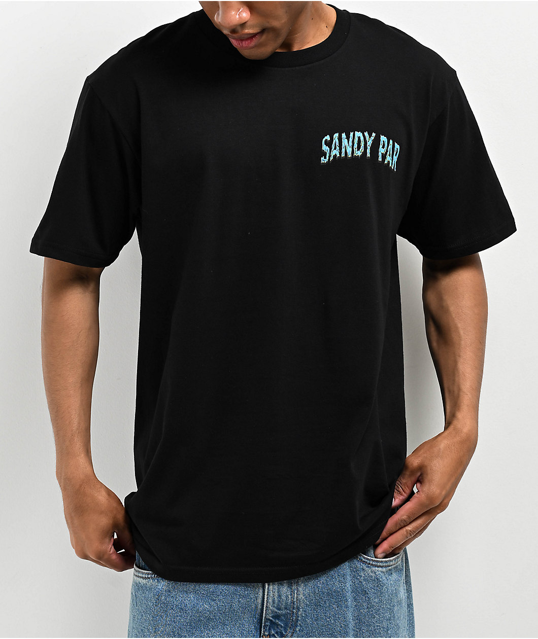 Sandy Par Manifest Hole In One Black T-Shirt