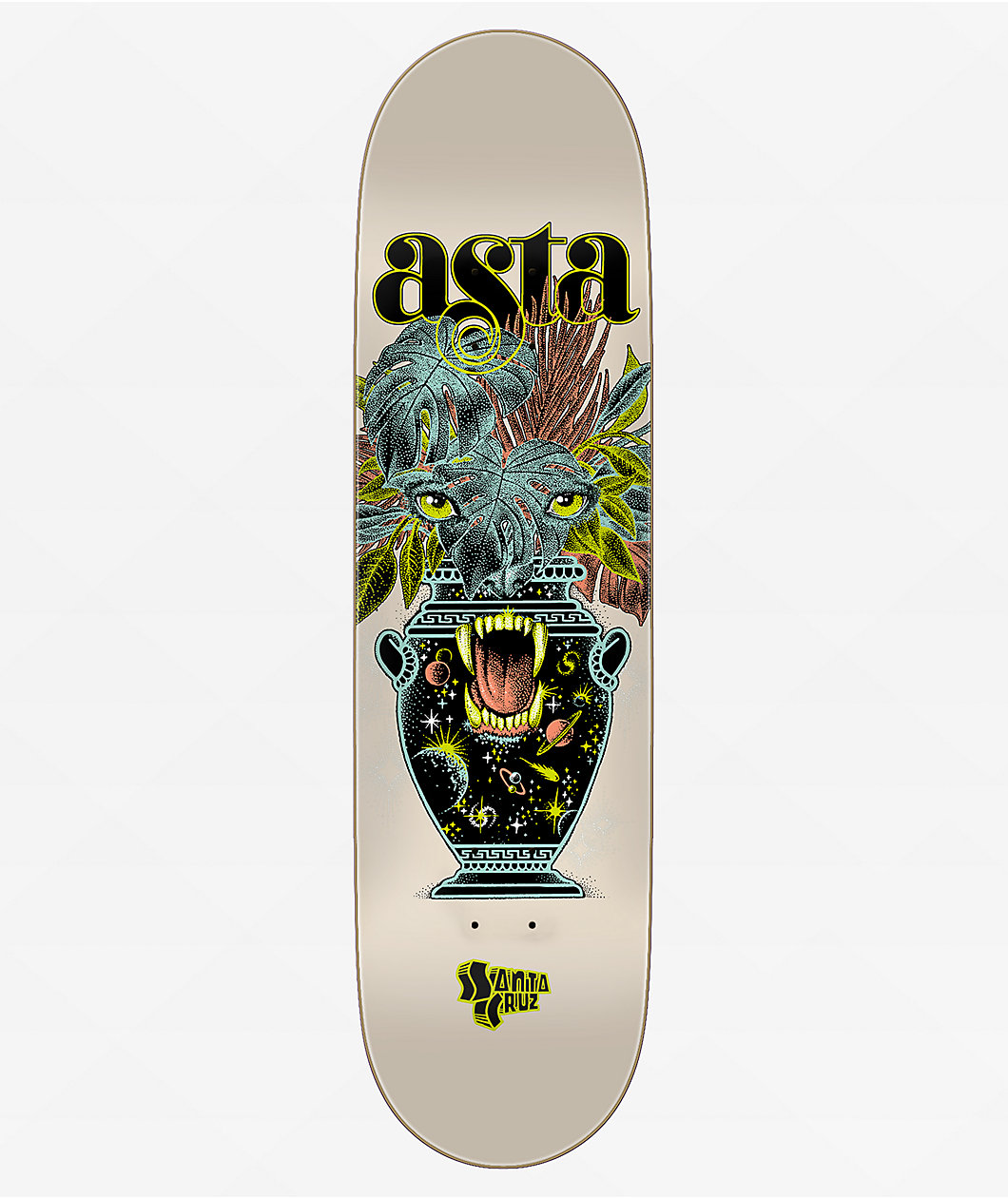 Santa Cruz Asta Cosmic Eyes Twin 8.25" Skateboard Deck