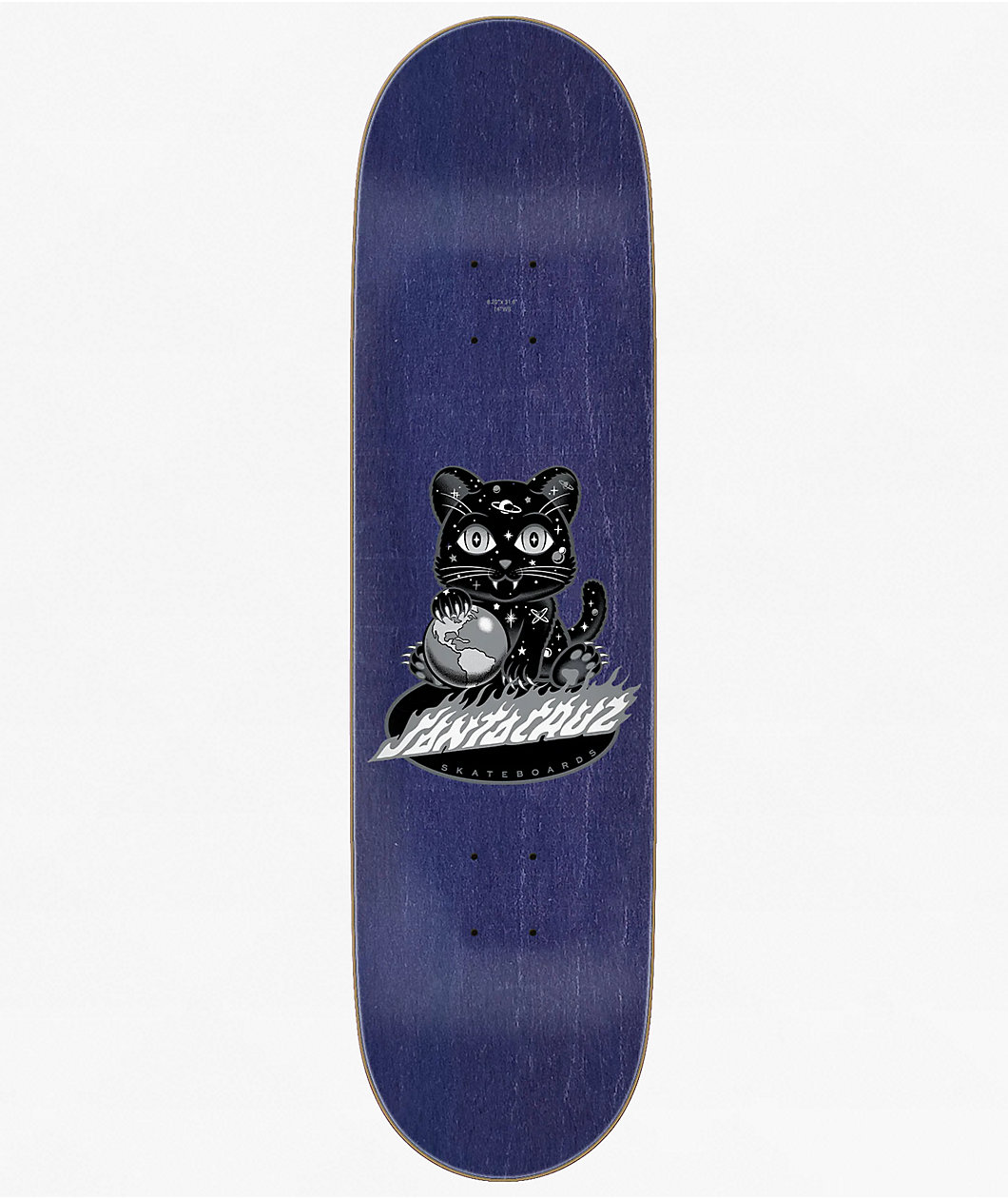 Santa Cruz Asta Space Kitten 8.2" Twin Skateboard Deck