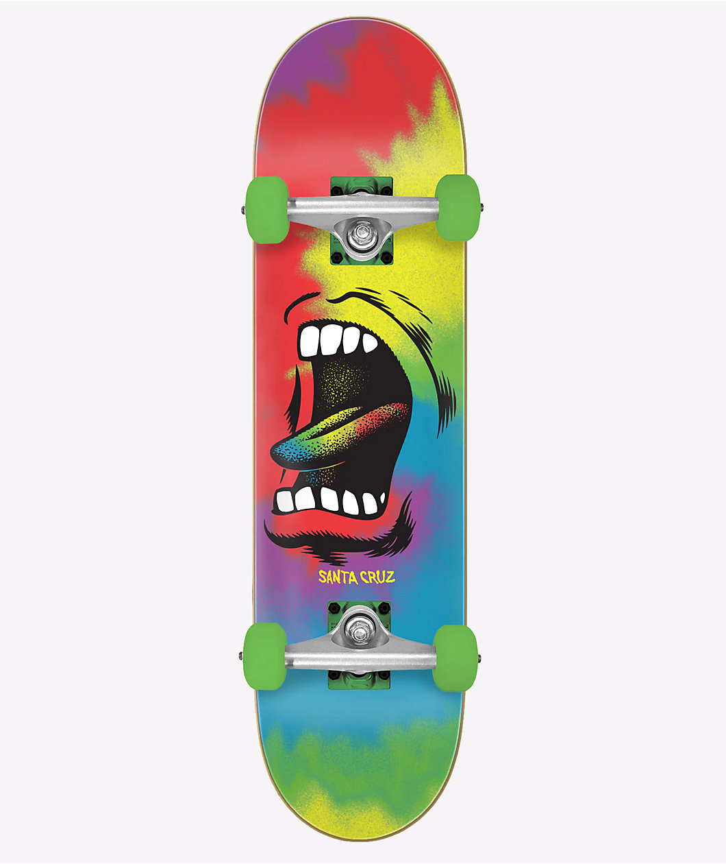 Santa Cruz Big Mouth Tie Dye 8.0" Skateboard Complete