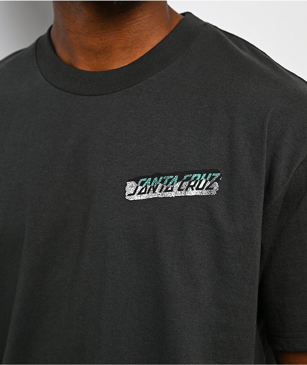 Santa Cruz Damaged Charcoal T-Shirt