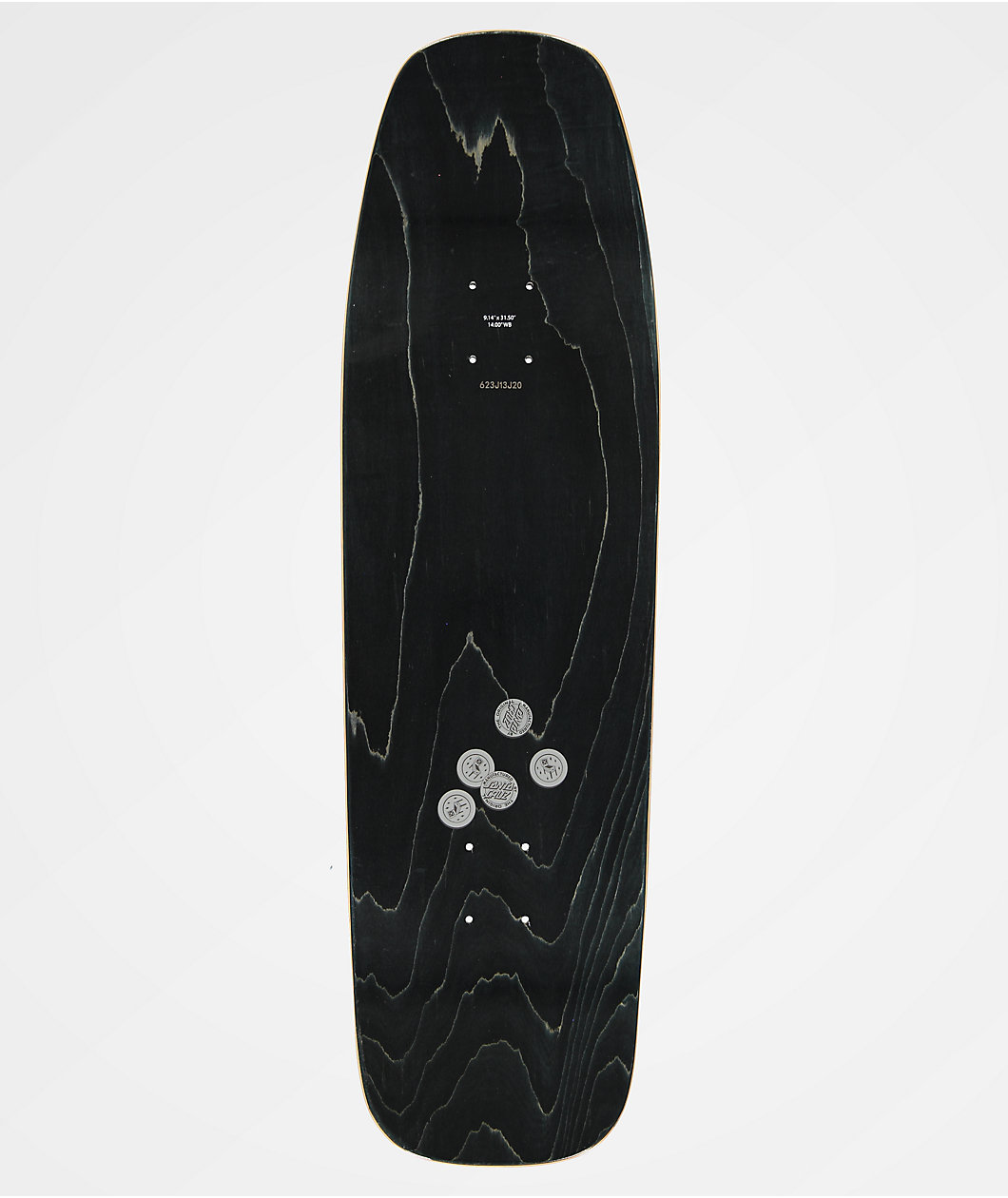 Santa Cruz Delfino Pinball 9.1" Skateboard Deck