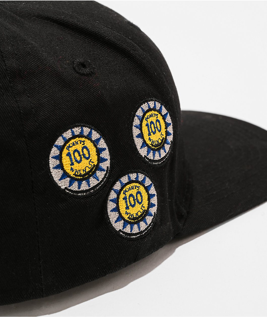 Santa Cruz Delfino Pinball Black Snapback Hat