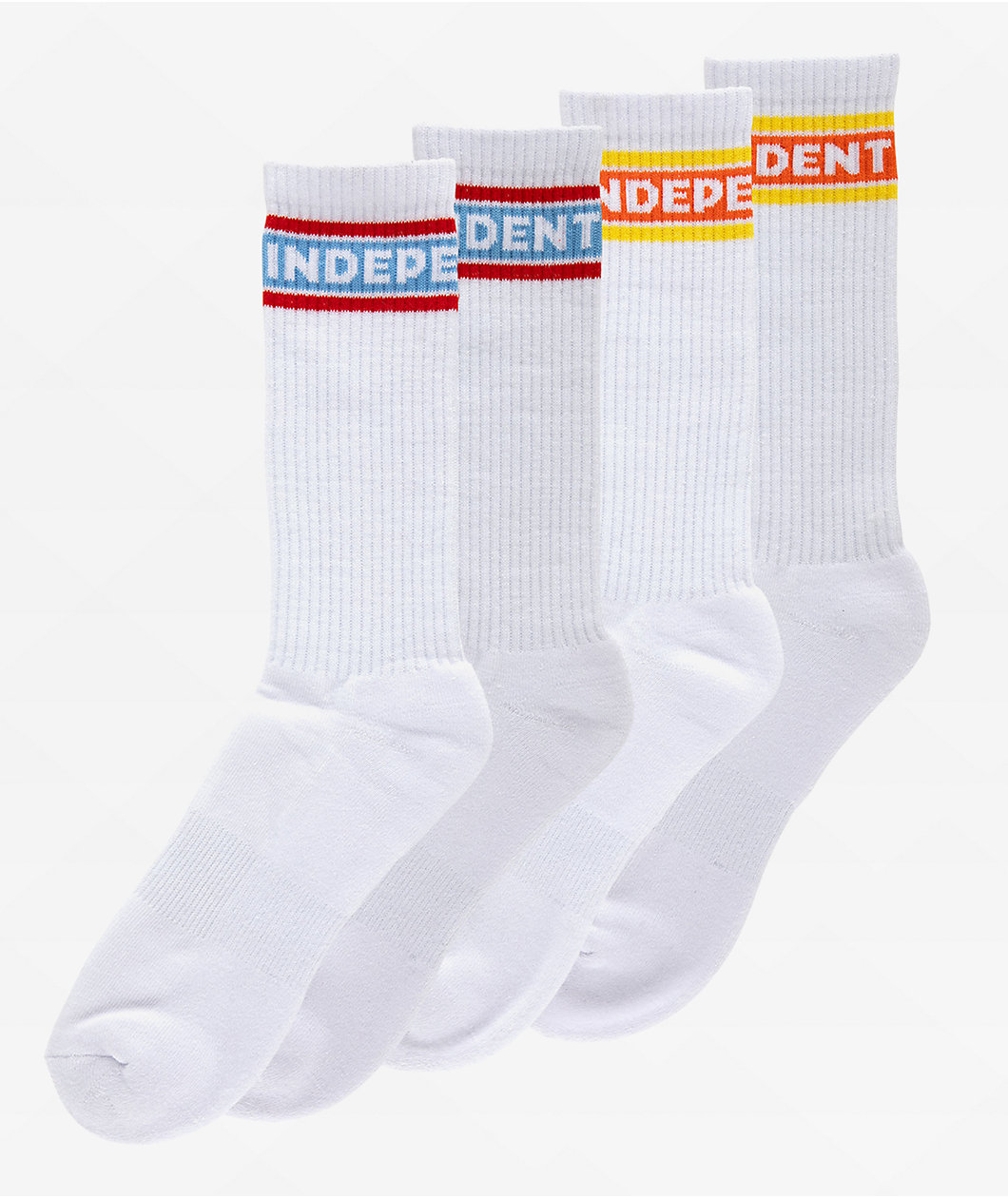 Santa Cruz Drift Script 2 Pack Black & White Crew Socks