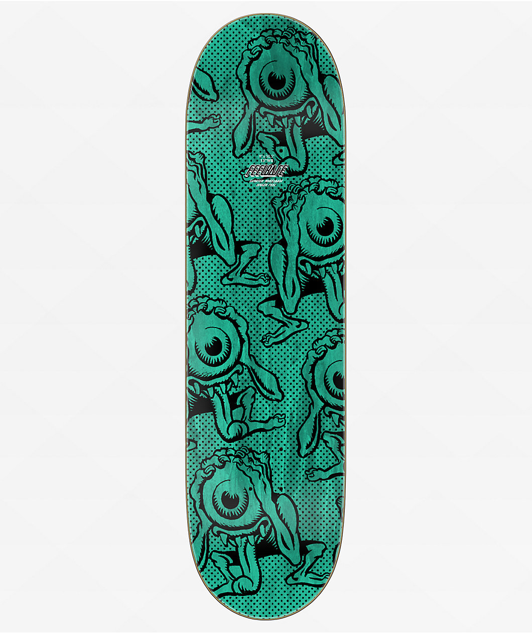 Santa Cruz Eyegore Prismatic FeelBase 8.0" Skateboard Deck