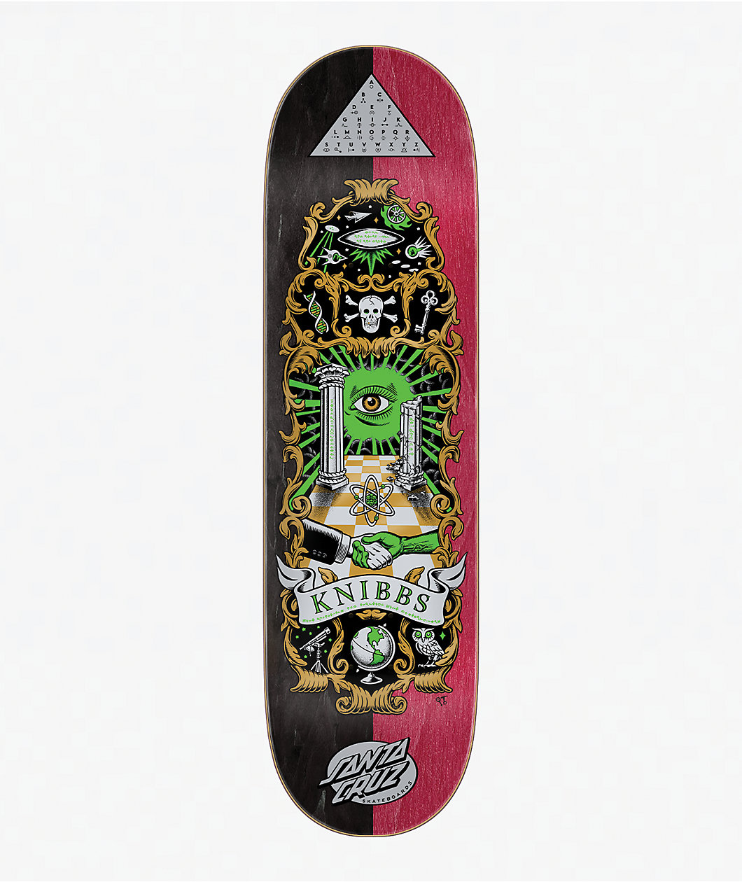 Santa Cruz Knibbs Cryptic 8.5" Skateboard Deck