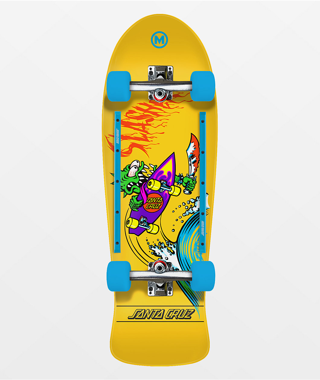 Santa Cruz Meek OG Slasher Reissue 10.1" Cruiser Skateboard Complete