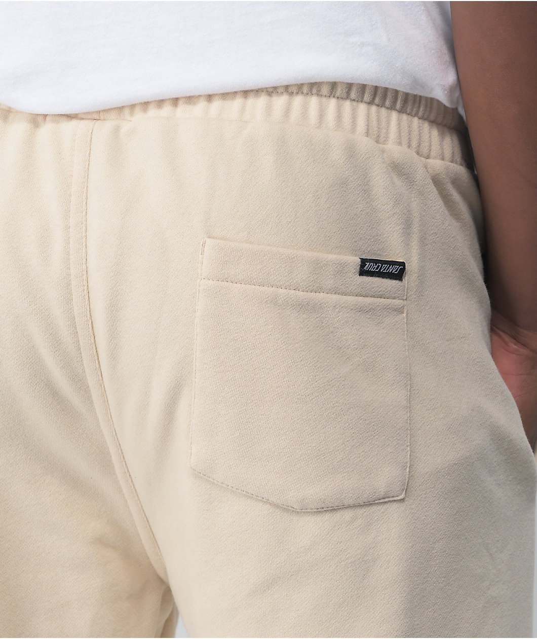 Santa Cruz Sand & Black Strip Dye Jogger Sweatpants