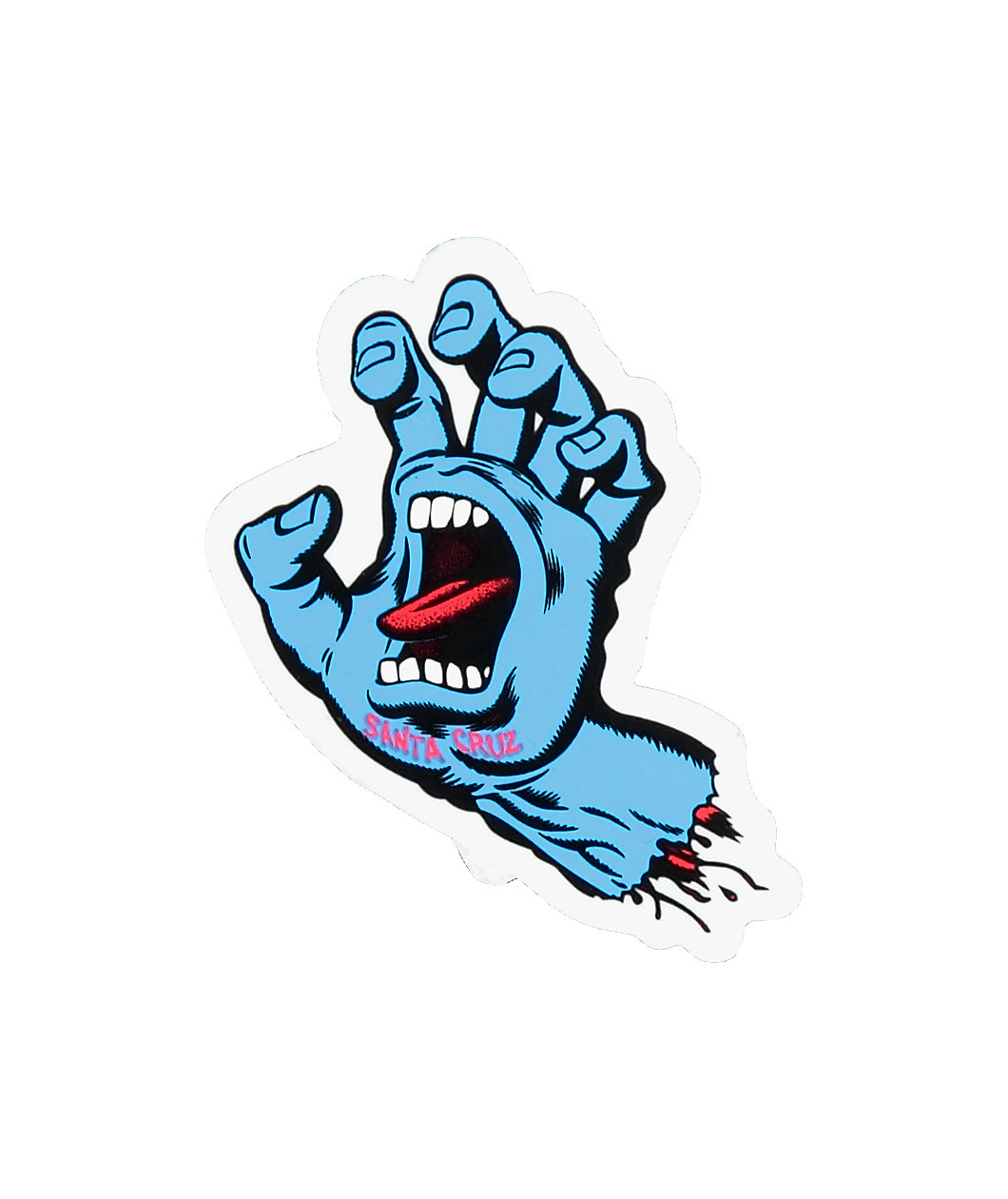 Santa Cruz Screaming Hand 3" Sticker