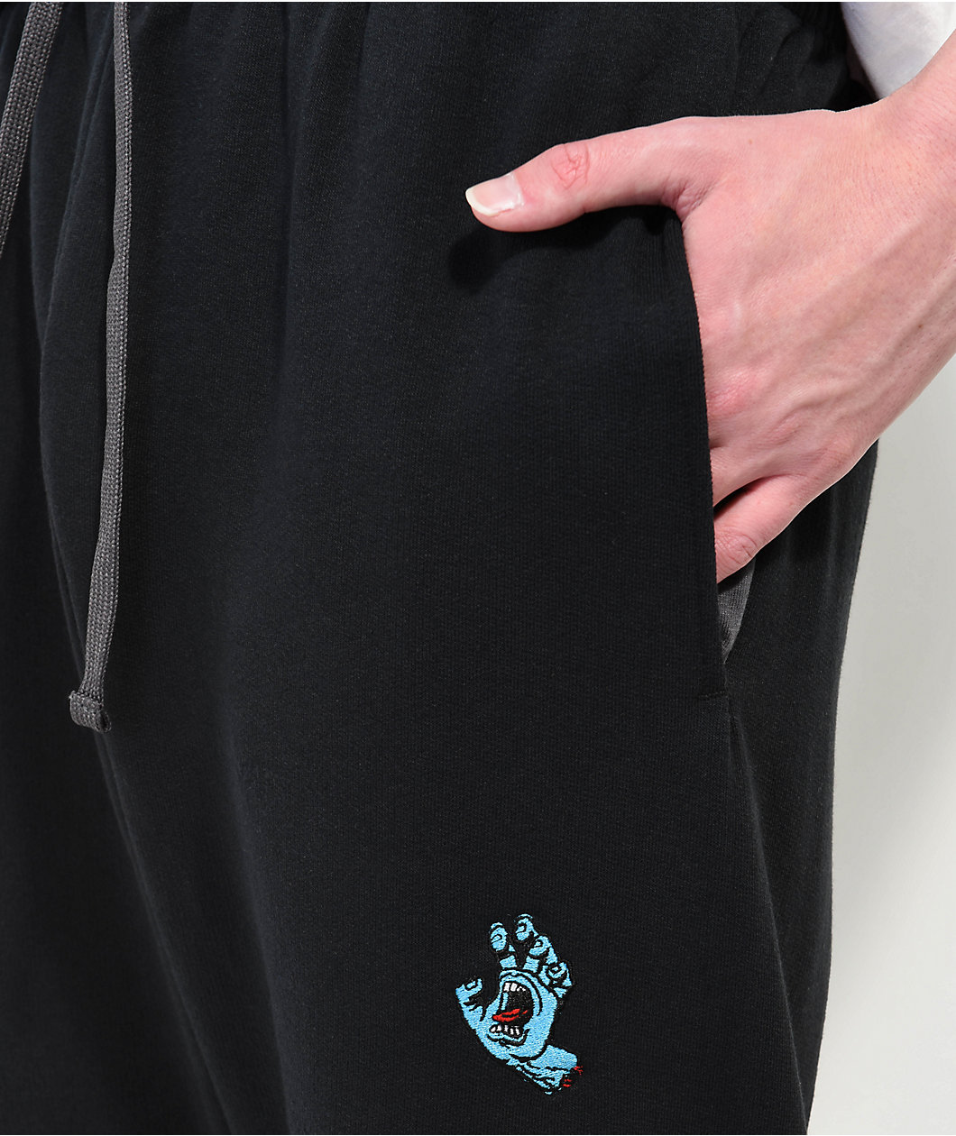 Santa Cruz Simplified Hand Black Sweatpants