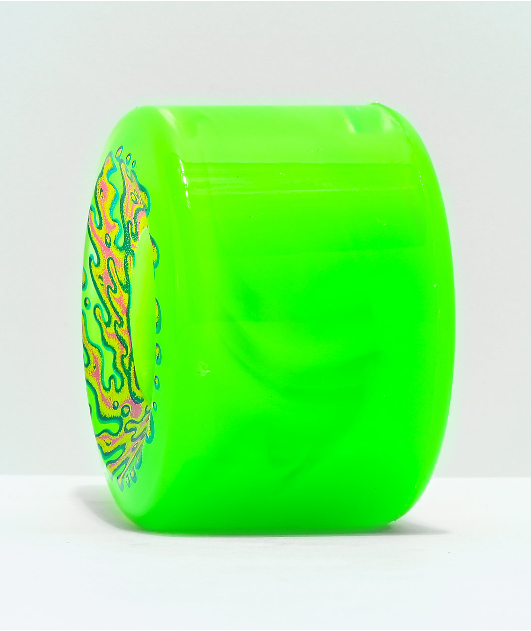 Santa Cruz Slime Balls OG 66mm 78a Translucent Green Cruiser Skateboard Wheels