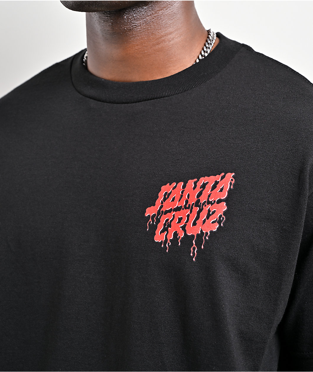 Santa Cruz Spotlight Dot Black T-Shirt