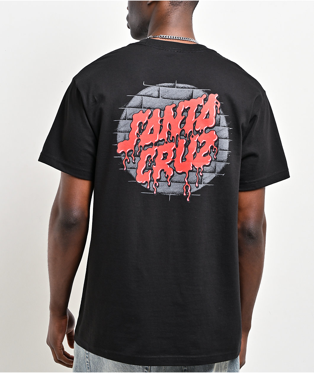 Santa Cruz Spotlight Dot Black T-Shirt
