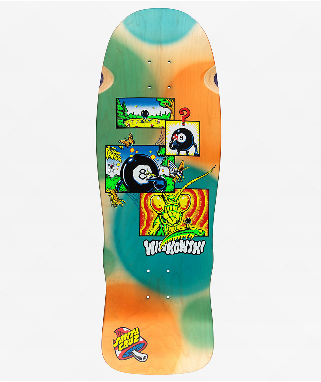 Santa Cruz Winkowski 8Ballr Comic Santa 10.35" Skateboard Deck