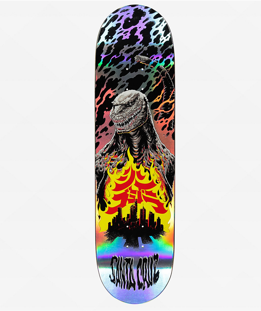 Santa Cruz x Godzilla Knox Firepit 8.5" Skateboard Deck 