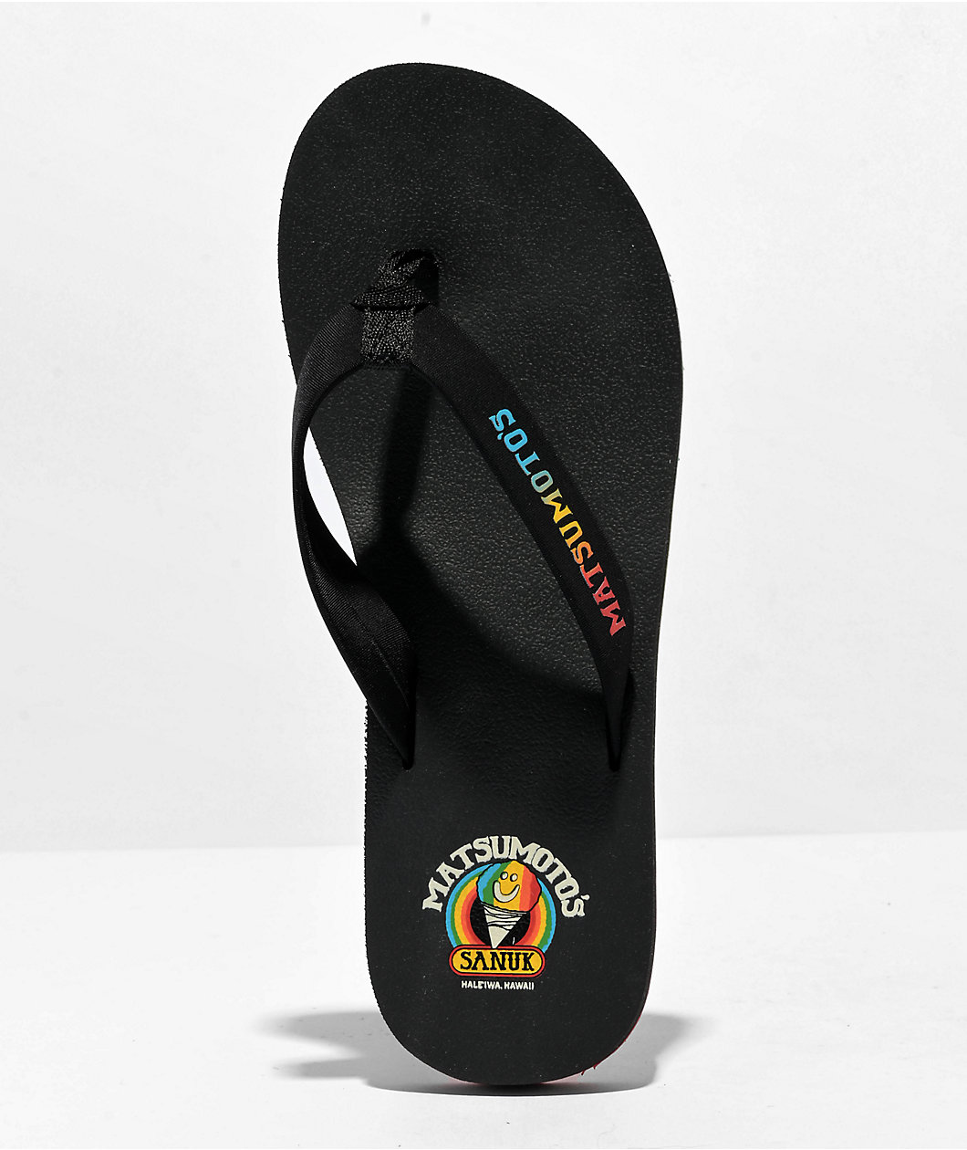 Sanuk x Matsumoto's Shave Ice Ashland ST Black Sandals