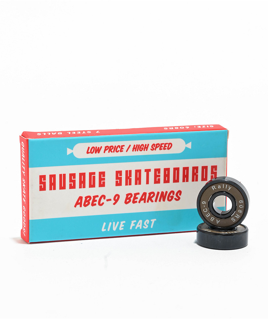 Sausage 7 Steel Ballz Skateboard Bearings