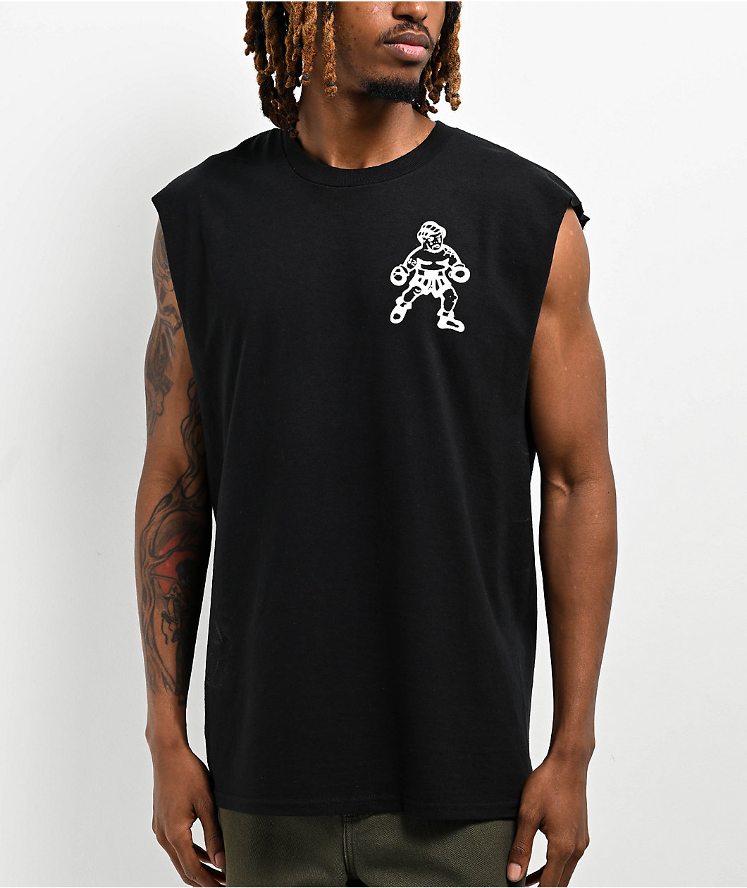 Schaf Fighter Black Tank Top