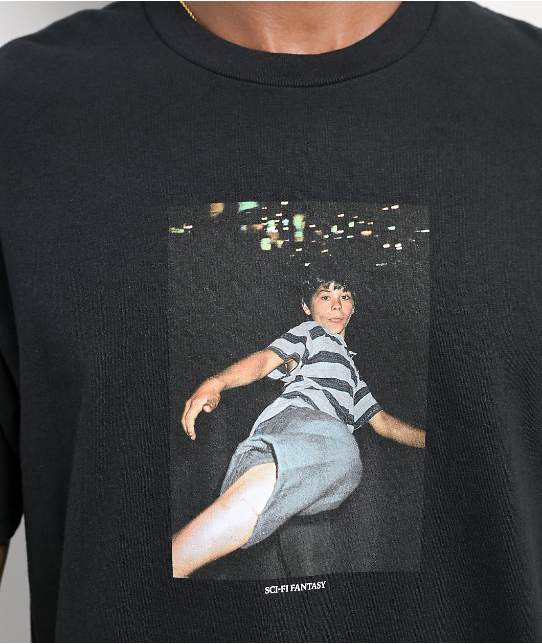 Sci-Fi Fantasy Jerry Hsu Photo Black T-Shirt