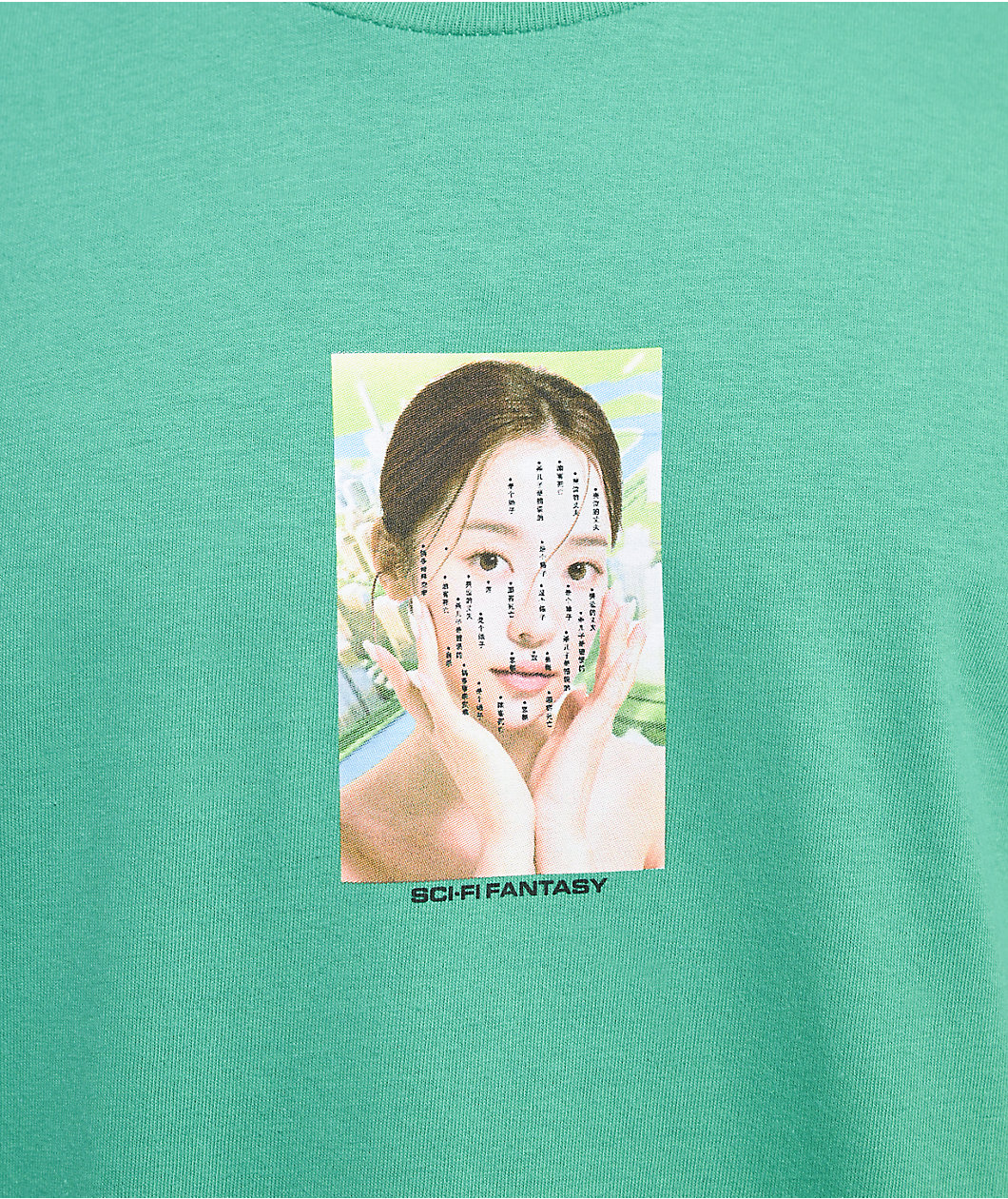 Sci-Fi Fantasy Pressure Point Green T-Shirt