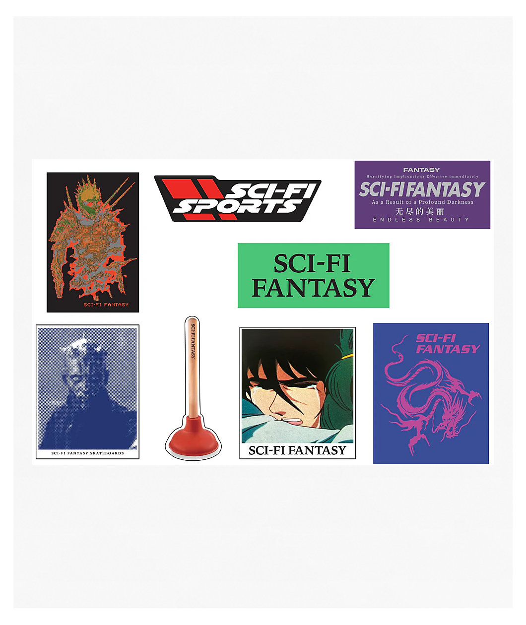 Sci-Fi Fantasy Sticker Pack