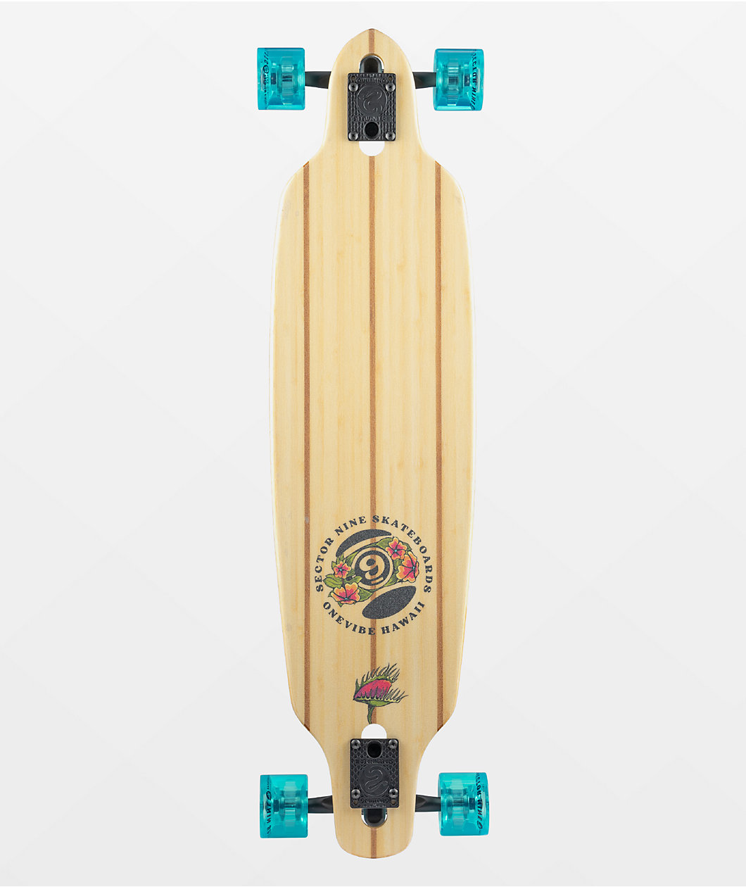 Sector 9 Fractal Flora 36" Drop Through Longboard Complete
