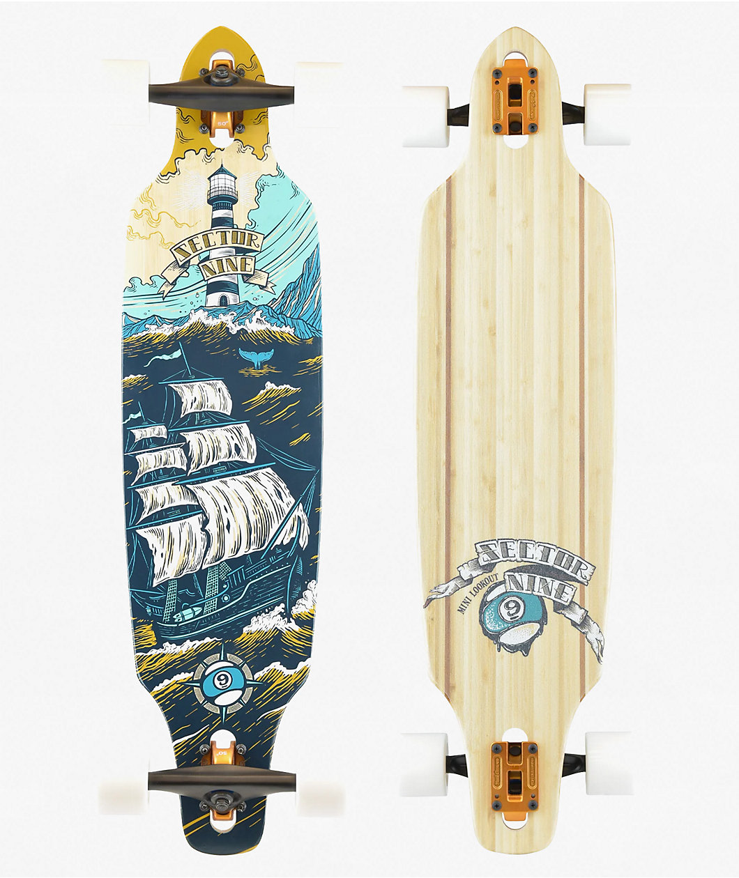 Sector 9 Mini Lookout Voyage 37.5" Drop Through Longboard Complete