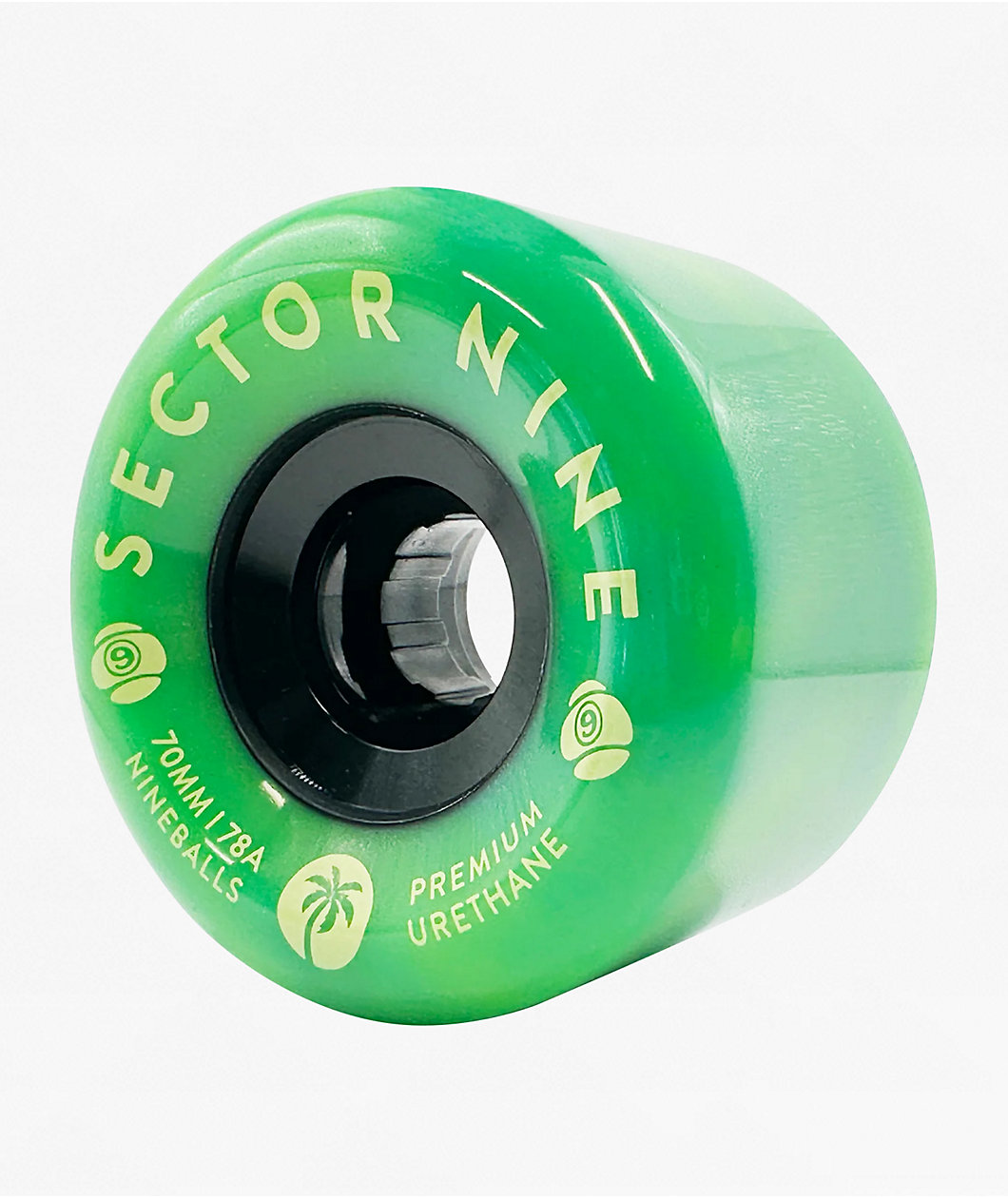 Sector 9 Nineballs 70mm 78a Green Cruiser Skateboard Wheels
