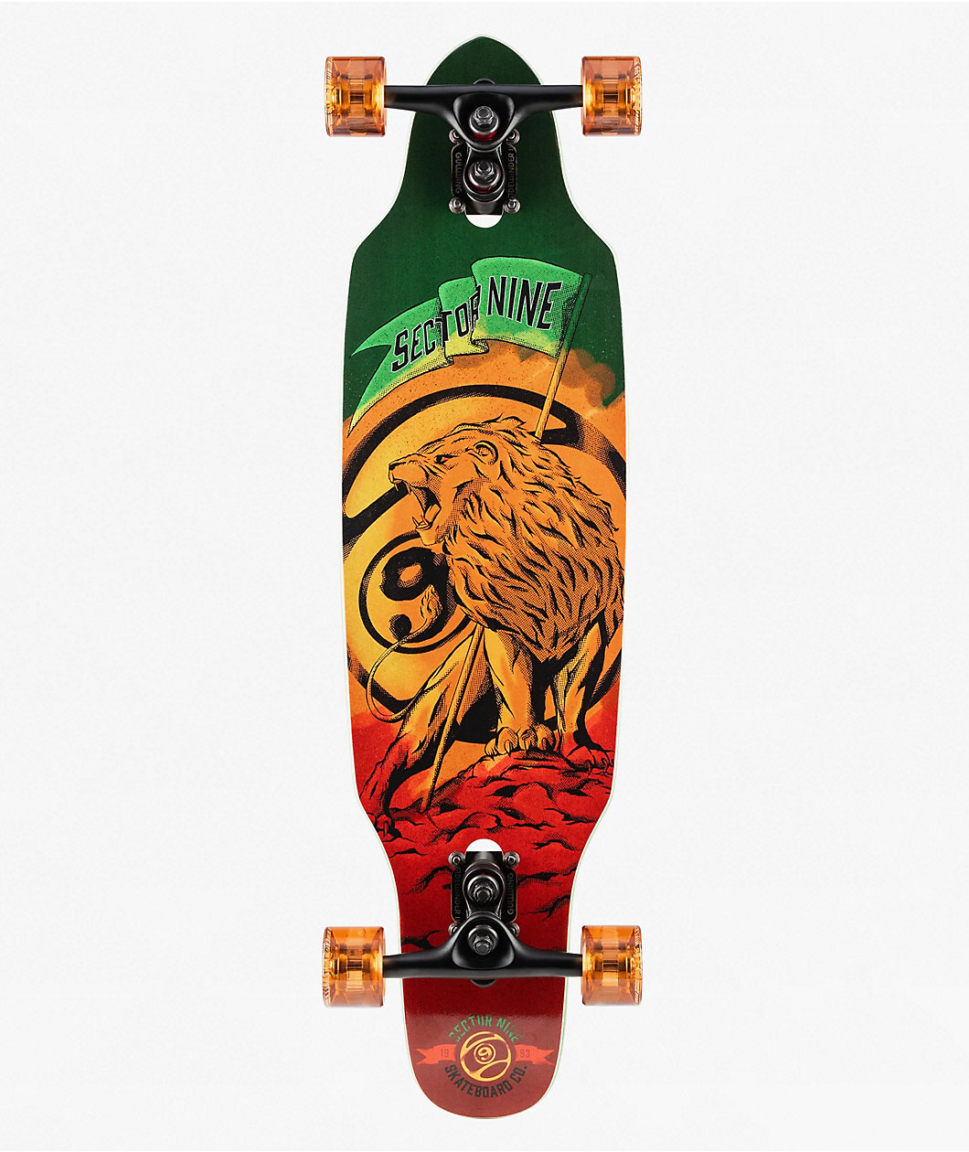 Sector 9 Rasta Mini Striker 33" Drop Through Longboard Complete