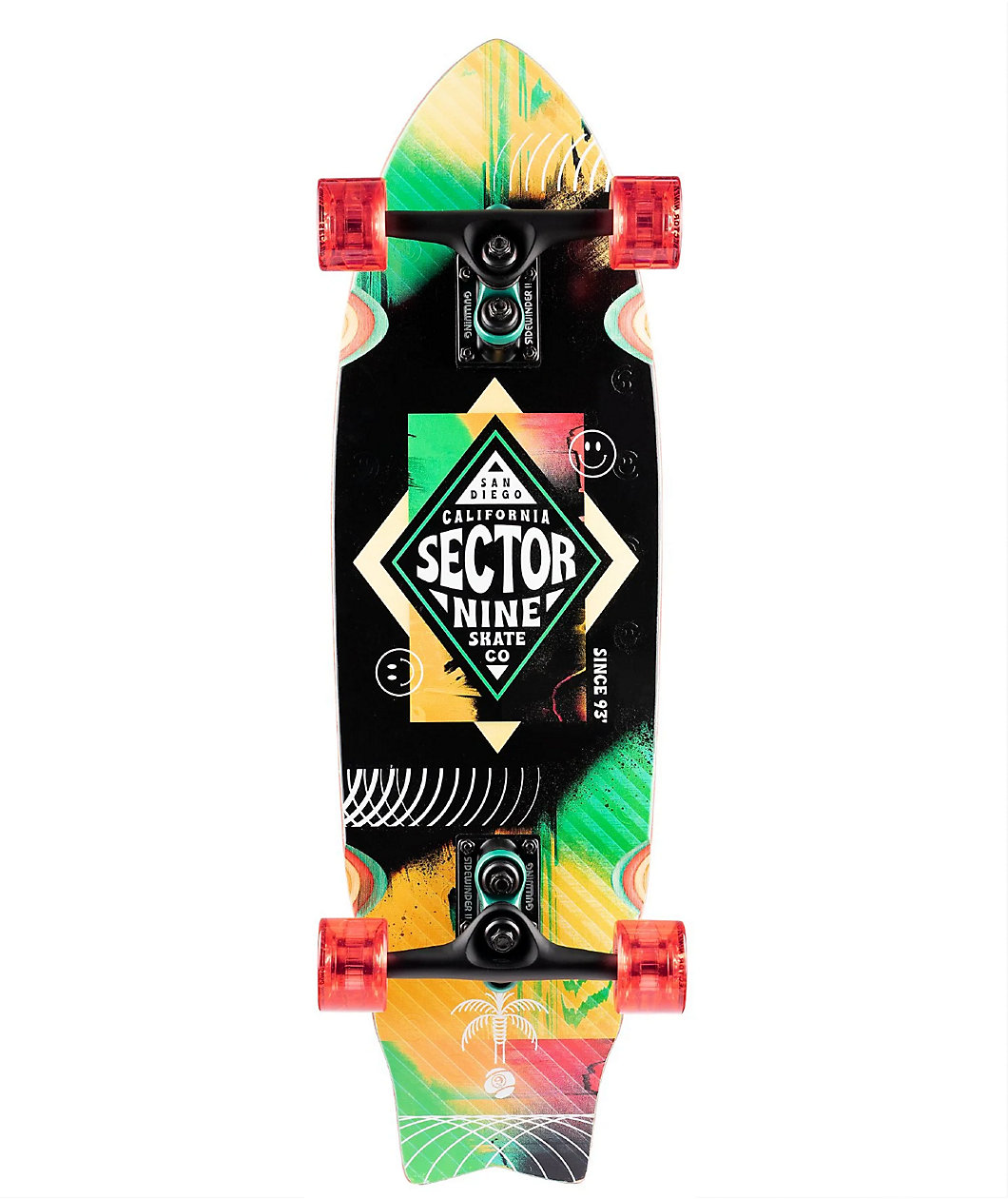 Sector 9 Wavepark Party 30.25" Cruiser Skateboard Complete