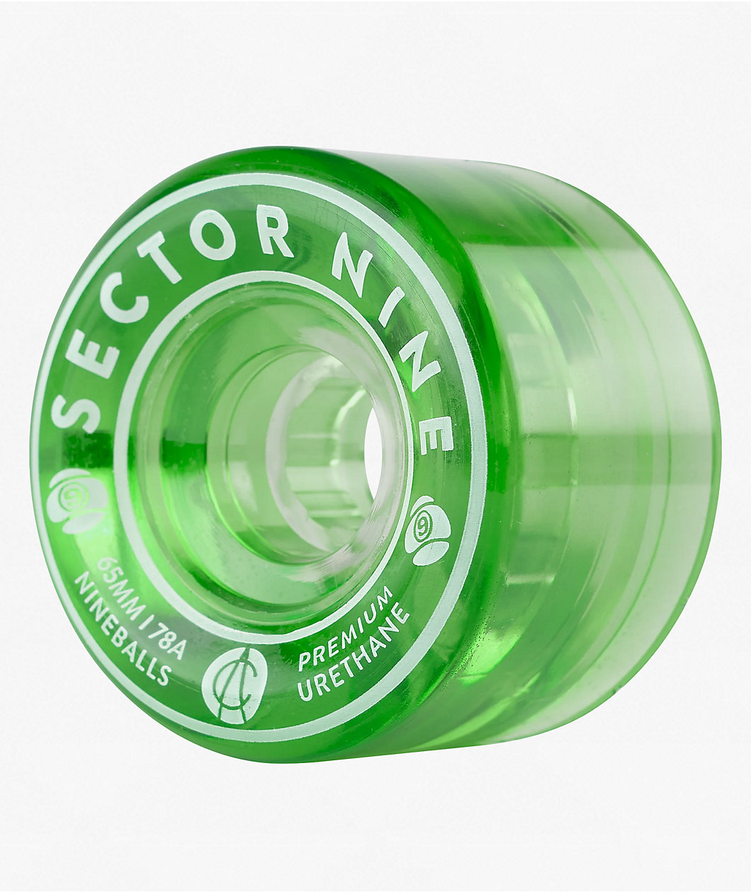 Sector Nine Nineballs 65mm 78a Green Cruiser Wheels