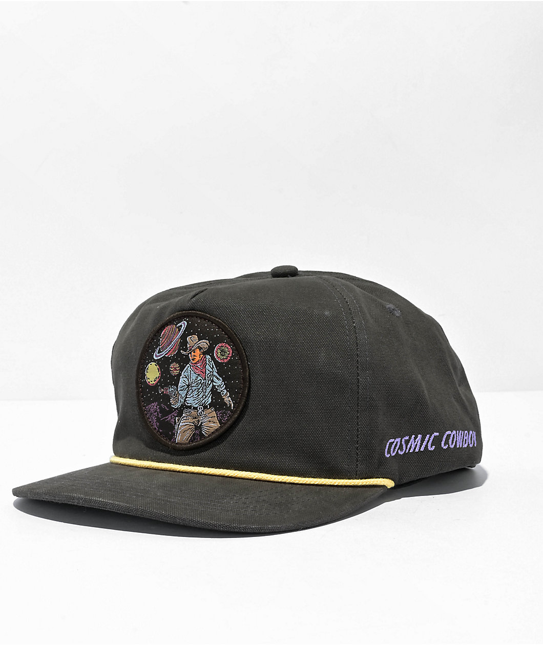 Sendero Cosmic Cowboy Black Wash Snapback Hat