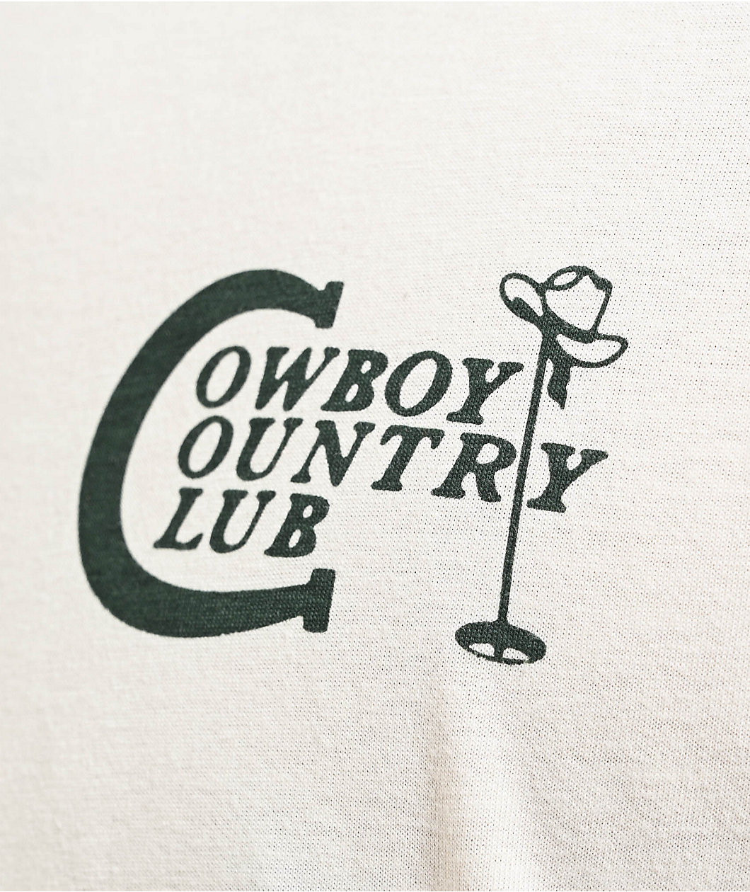 Sendero Cowboy Country Club Natural T-Shirt