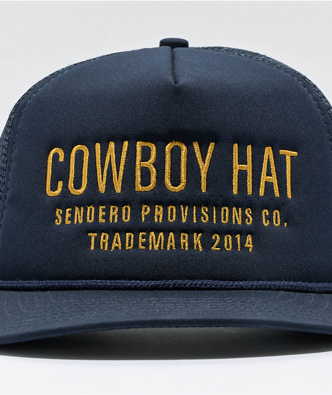 Sendero Cowboy Navy Trucker Hat