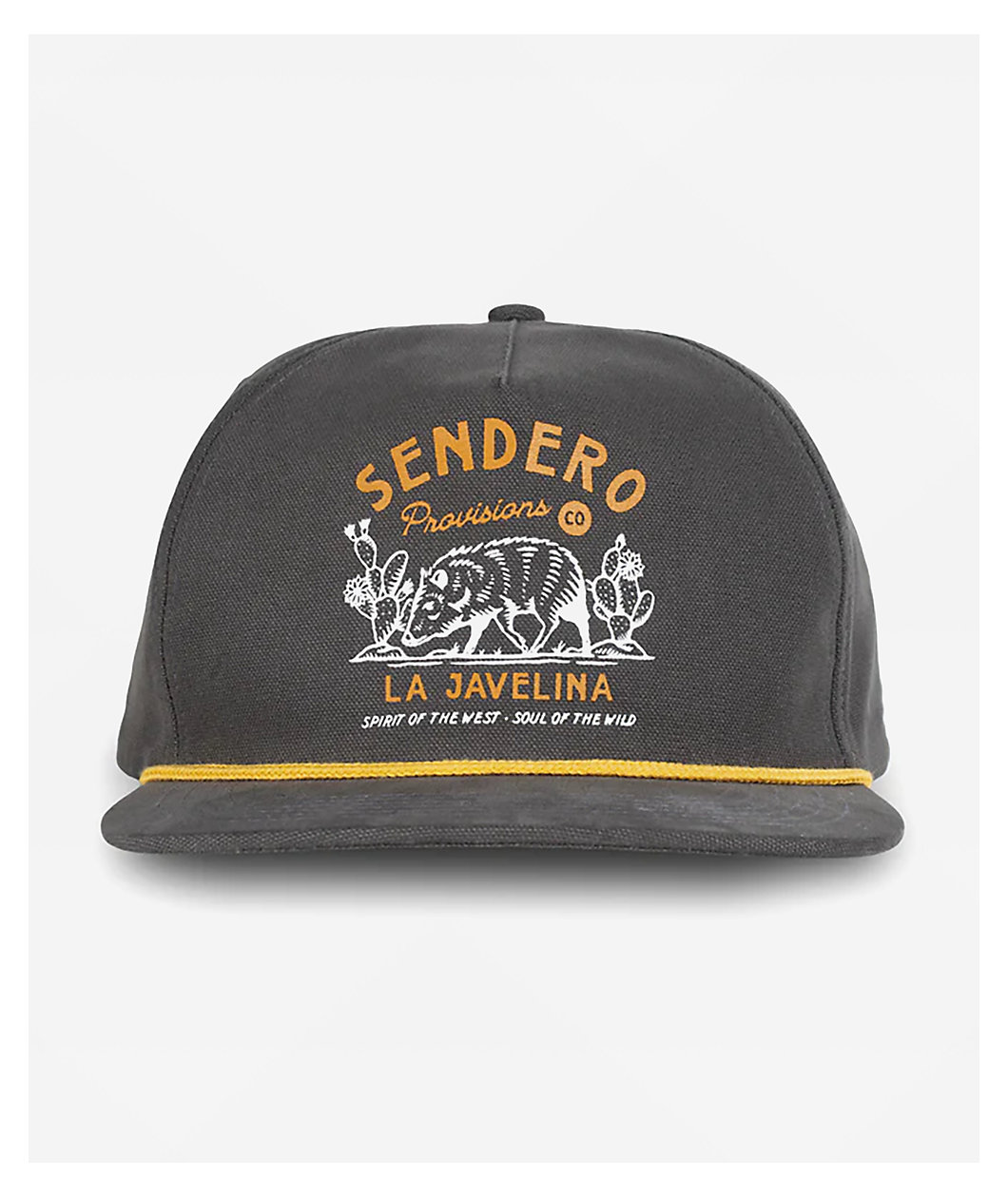 Sendero La Javelina White Snapback Hat Snapback Hat