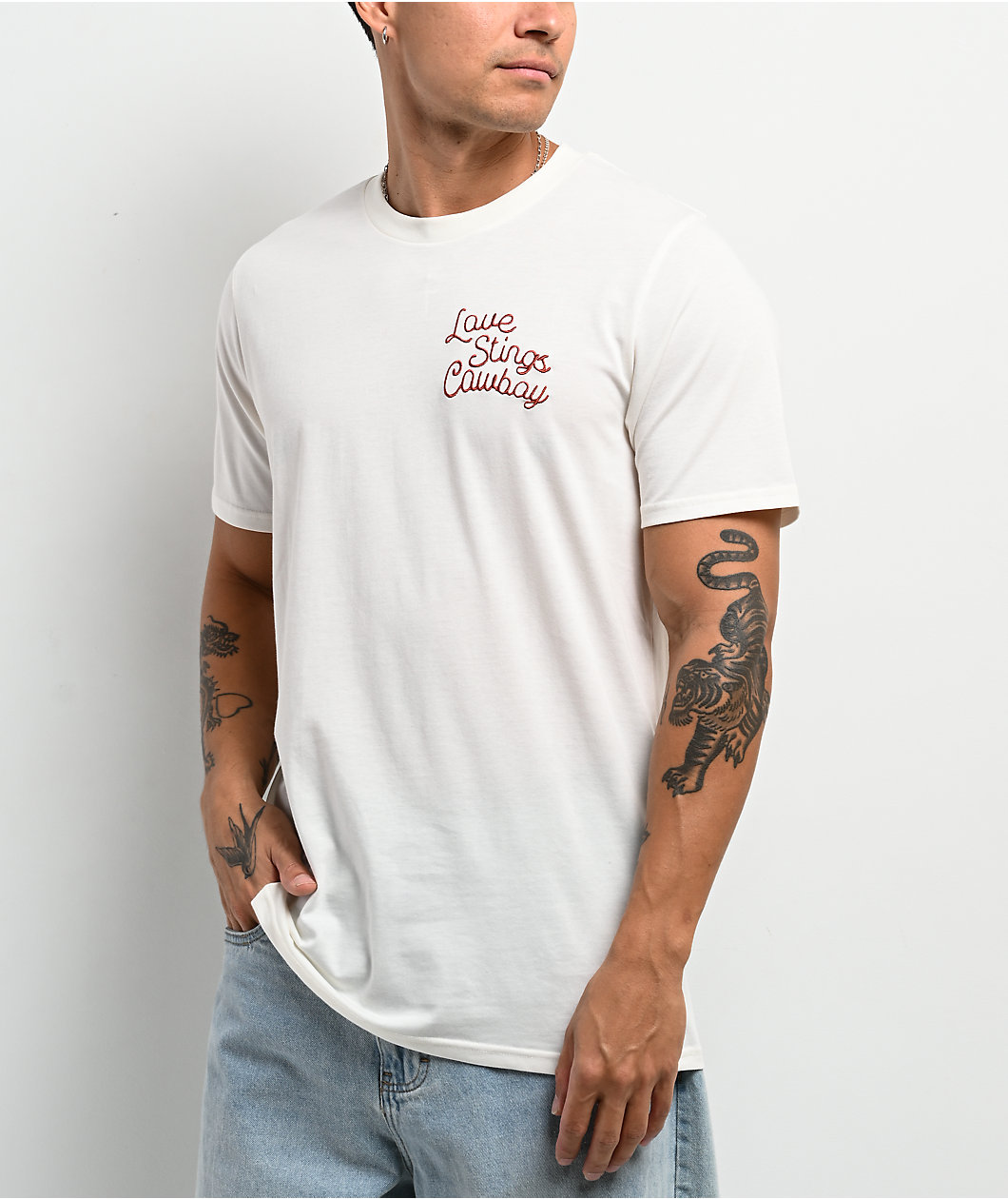 Sendero Love Stings White T-Shirt