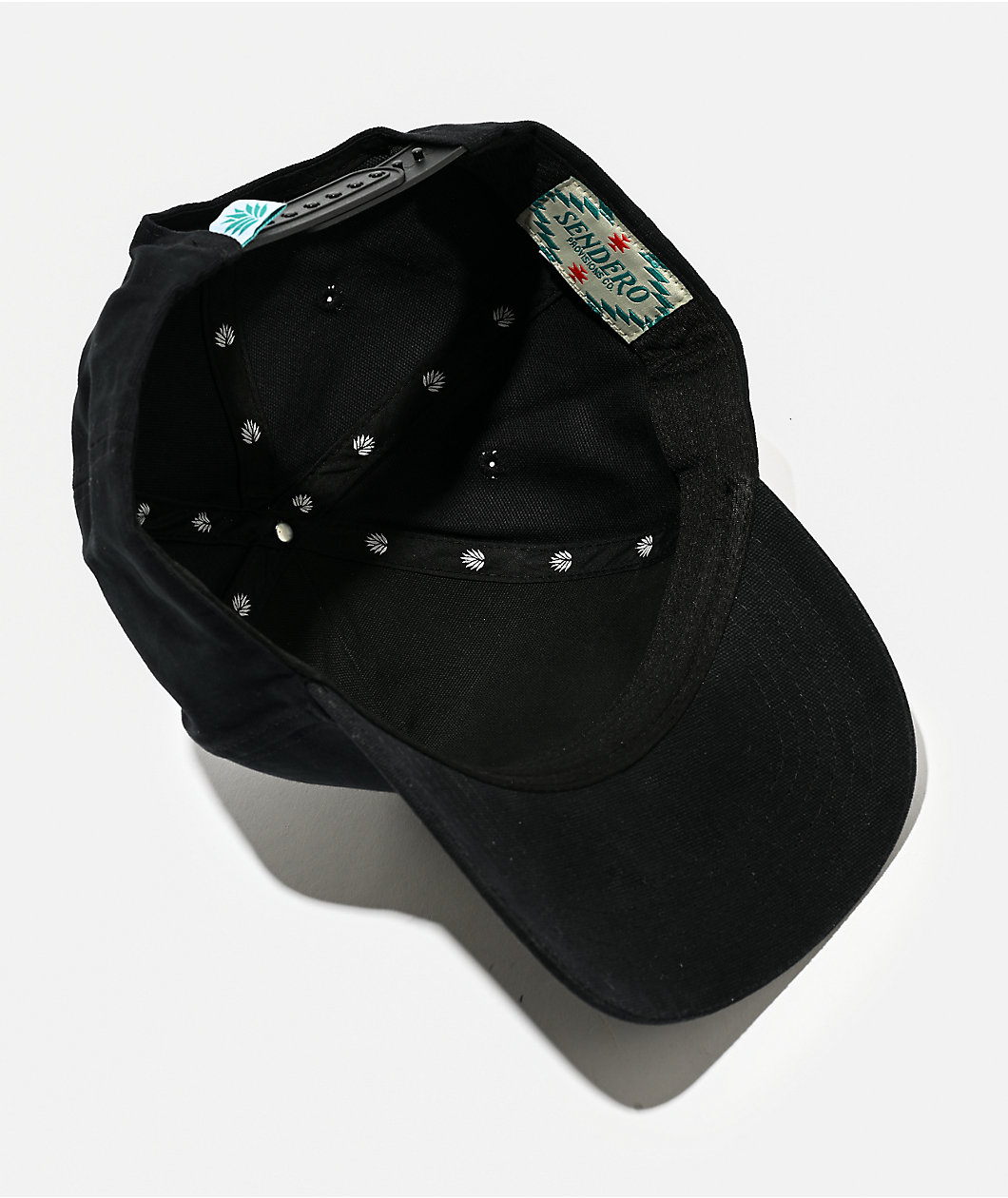 Sendero Never Was A Horse Black Canvas Snapback Hat