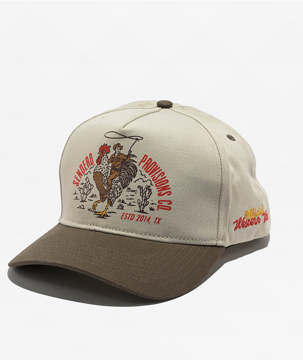 Sendero Official Western Tan Snapback Hat