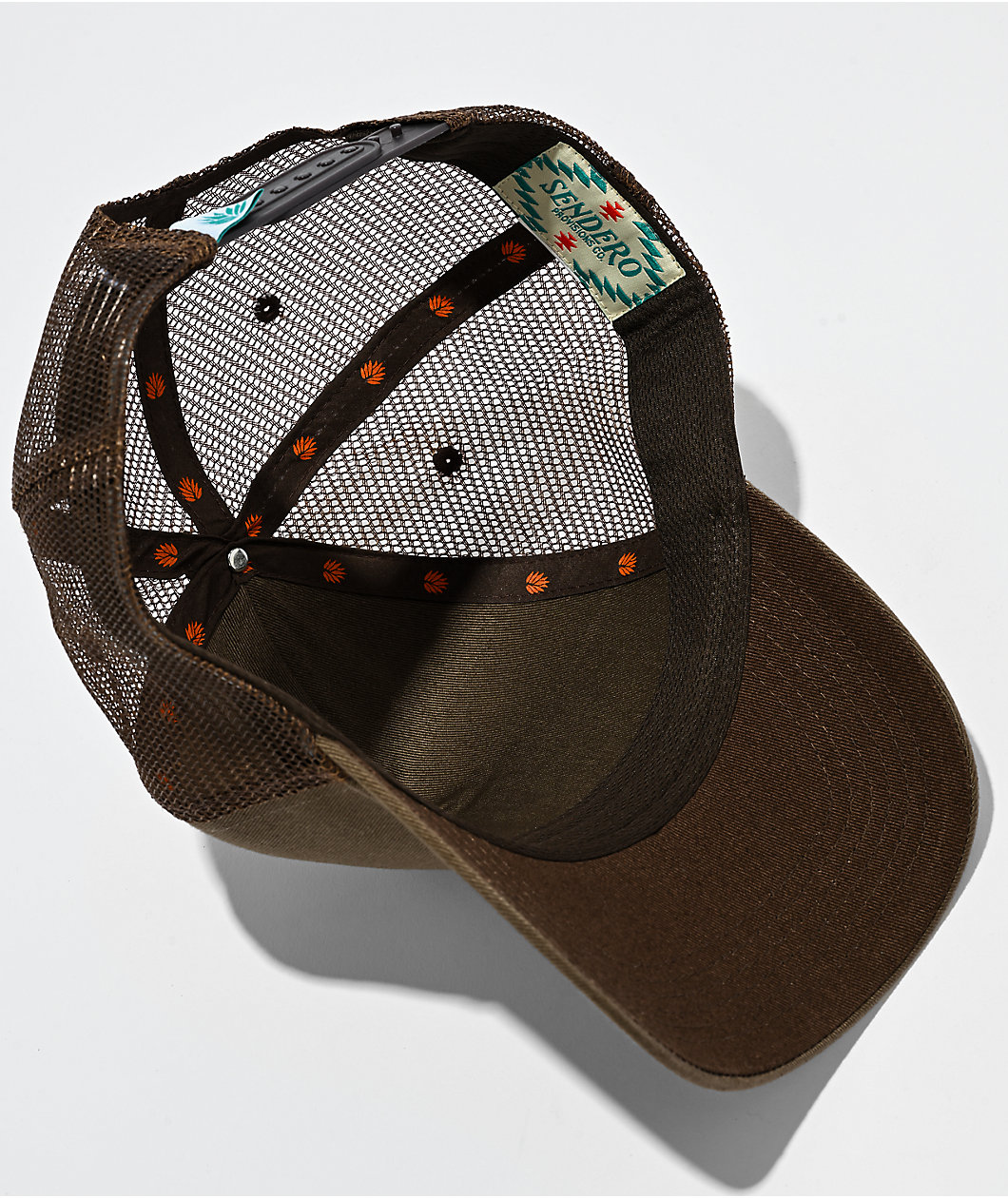 Sendero Snake Lucky Brown Snapback Hat