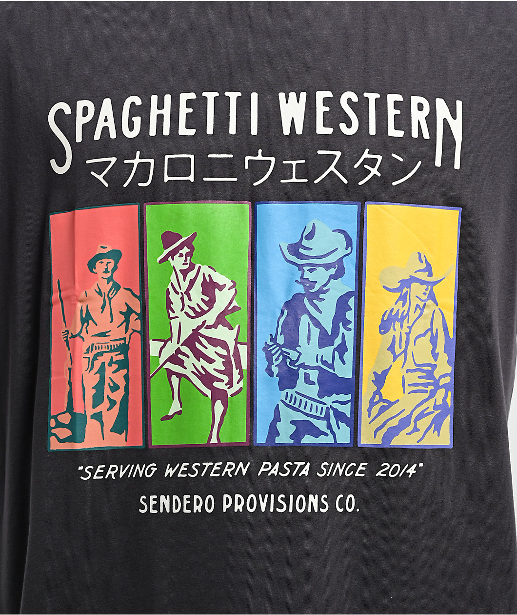 Sendero Spaghetti Western Grey T-Shirt