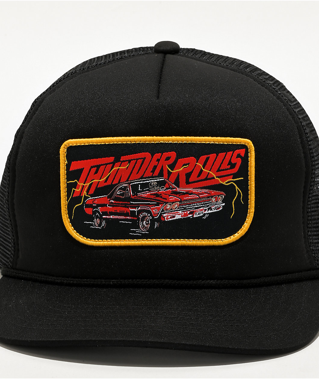 Sendero Thunder Rolls Black Trucker Hat