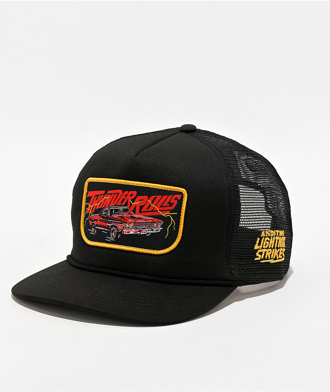 Sendero Thunder Rolls Black Trucker Hat